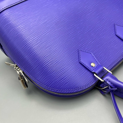Louis Vuitton Alma MM Epi Purple Blue