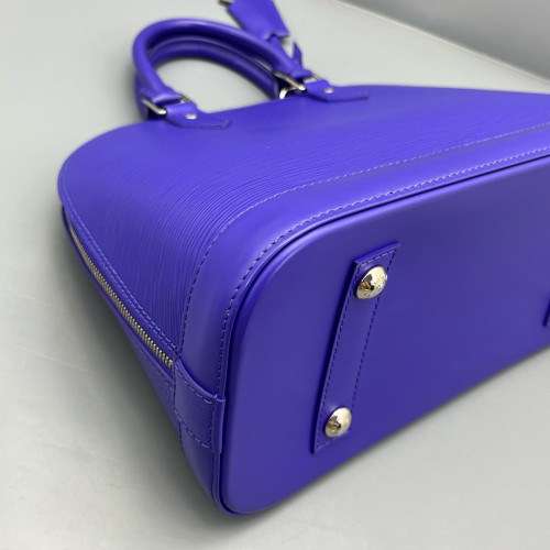 Louis Vuitton Alma MM Epi Purple Blue