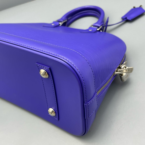 Louis Vuitton Alma MM Epi Purple Blue