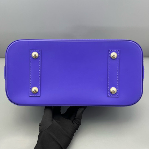 Louis Vuitton Alma MM Epi Purple Blue
