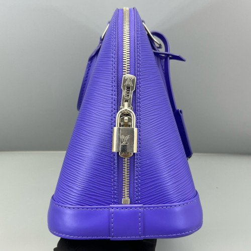 Louis Vuitton Alma MM Epi Purple Blue