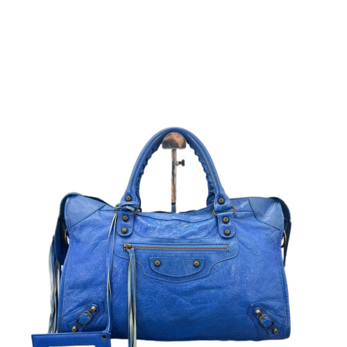 Balenciaga Medium City Arena Lambskin Blue