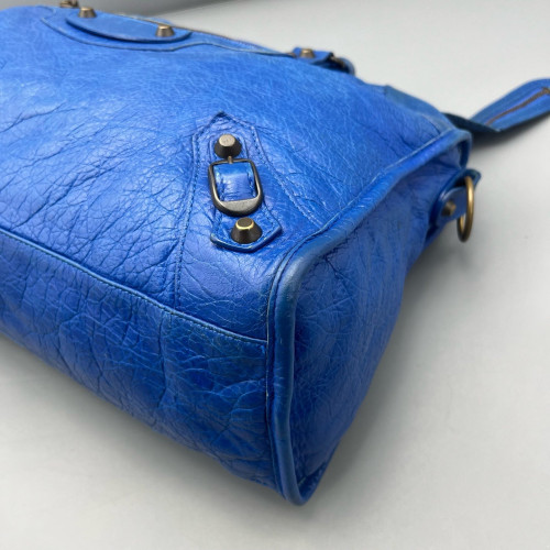 Balenciaga Medium City Arena Lambskin Blue