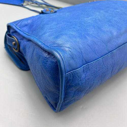 Balenciaga Medium City Arena Lambskin Blue