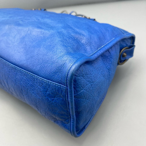 Balenciaga Medium City Arena Lambskin Blue