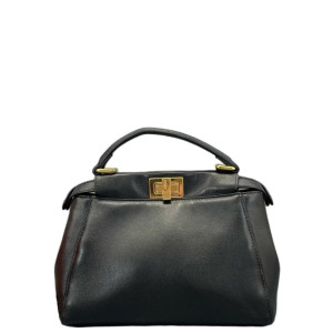 Fendi Peekaboo Mini Calfskin Black