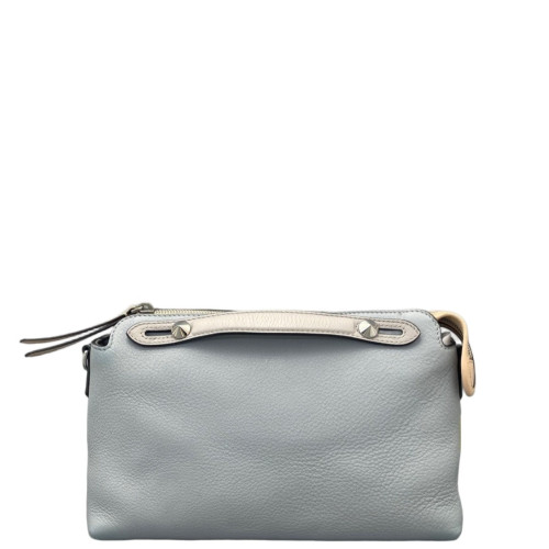 Fendi By The Way Medium Calfskin Dusty Blue Grey Khaki