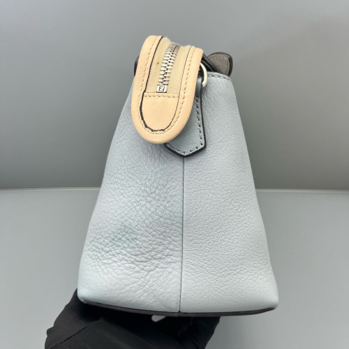 Fendi By The Way Medium Calfskin Dusty Blue Grey Khaki