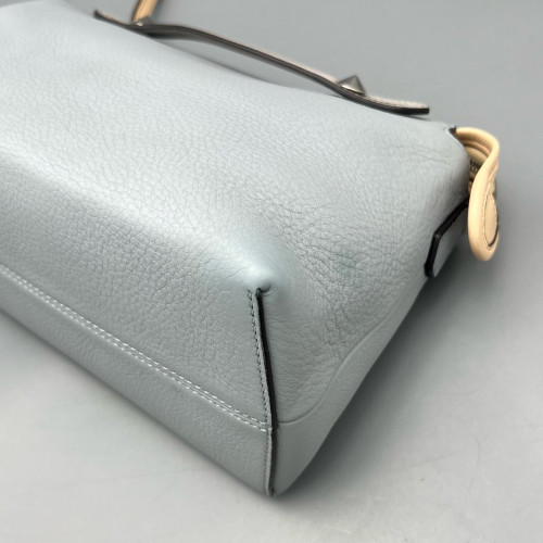 Fendi By The Way Medium Calfskin Dusty Blue Grey Khaki