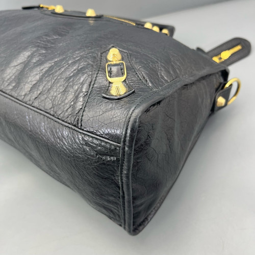 Balenciaga Medium City Arena Lambskin Black