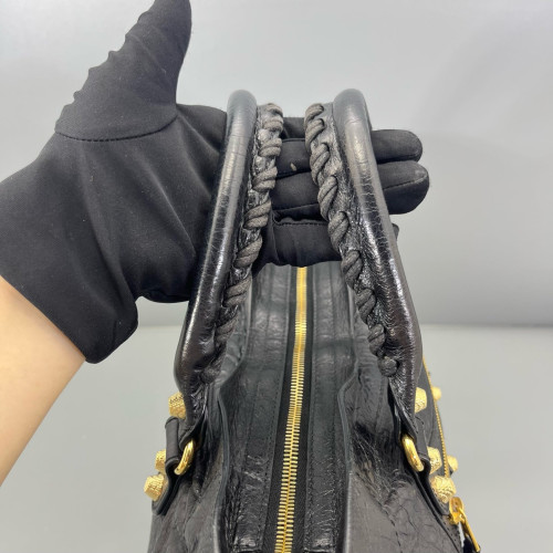 Balenciaga Medium City Arena Lambskin Black