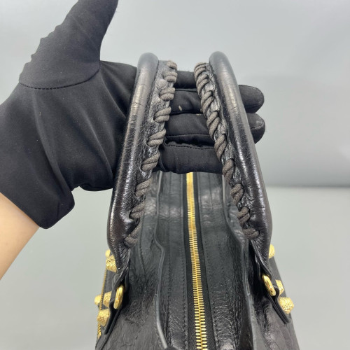 Balenciaga Medium City Arena Lambskin Black