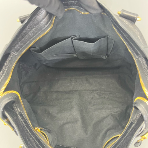 Balenciaga Medium City Arena Lambskin Black