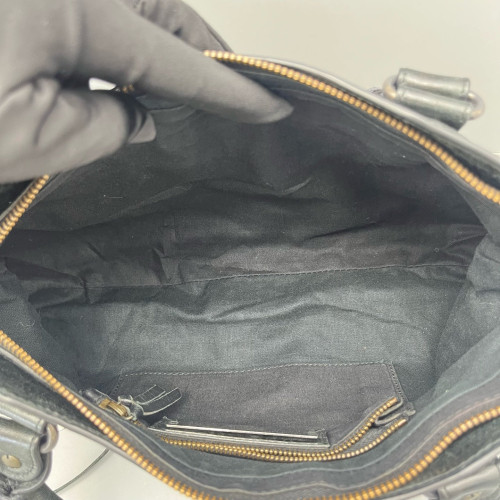 Balenciaga Small City Bag Arena Lambskin Black