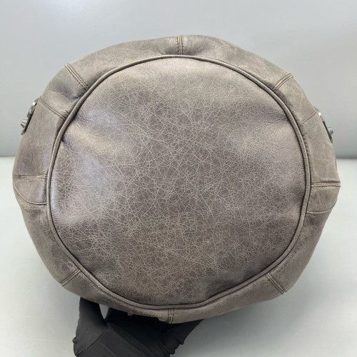 Balenciaga City Bucket Arena Lambskin Taupe Grey
