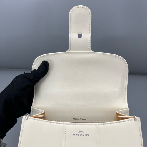 Delvaux Brillant Mini Calfskin White