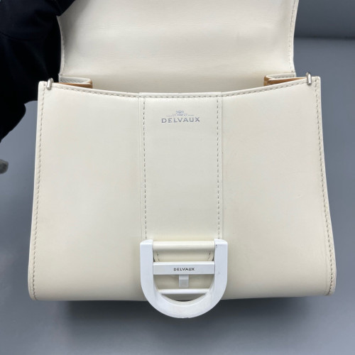 Delvaux Brillant Mini Calfskin White