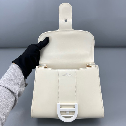 Delvaux Brillant Mini Calfskin White