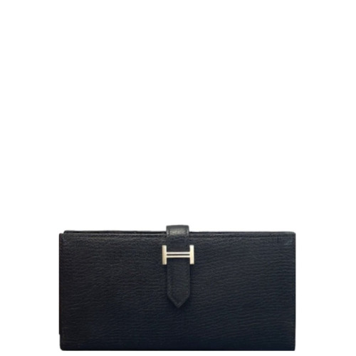 Hermes Bearn Gusset Wallet Chevre Mysore 89 Noir Hermes Bearn Gusset Wallet Chevre Mysore 89 Noir