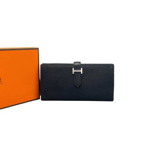 Hermes Bearn Gusset Wallet Chevre Mysore 89 Noir Hermes Bearn Gusset Wallet Chevre Mysore 89 Noir