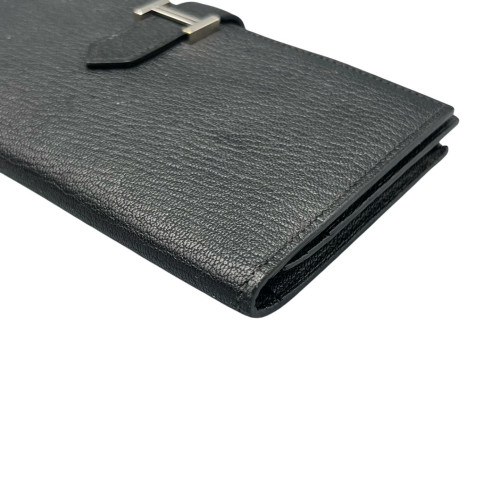 Hermes Bearn Gusset Wallet Chevre Mysore 89 Noir Hermes Bearn Gusset Wallet Chevre Mysore 89 Noir