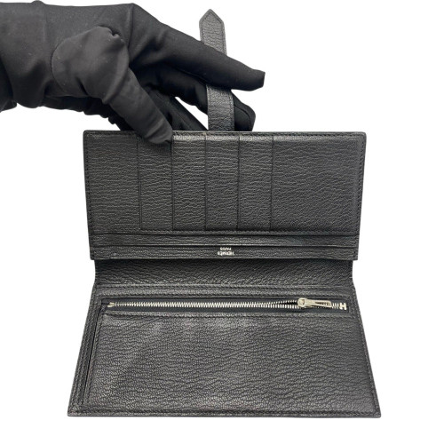 Hermes Bearn Gusset Wallet Chevre Mysore 89 Noir Hermes Bearn Gusset Wallet Chevre Mysore 89 Noir