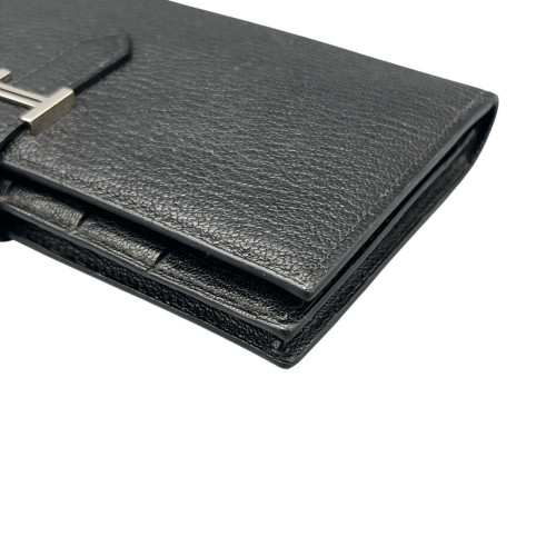 Hermes Bearn Gusset Wallet Chevre Mysore 89 Noir Hermes Bearn Gusset Wallet Chevre Mysore 89 Noir