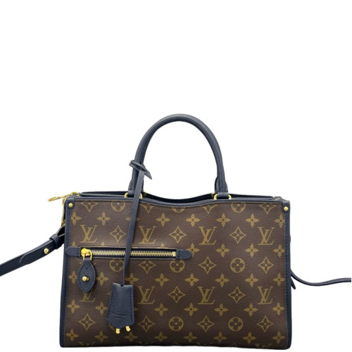 Louis Vuitton Popincourt MM Monogram Brown Navy