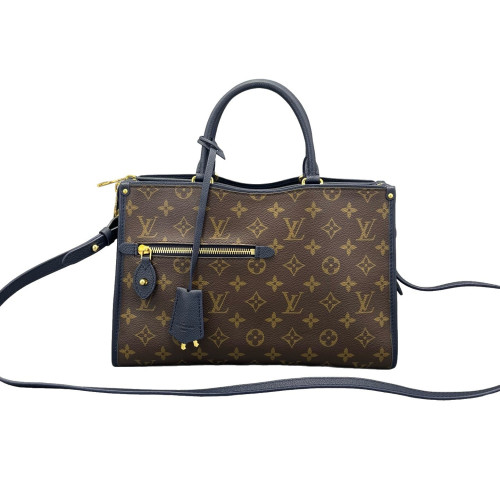 Louis Vuitton Popincourt MM Monogram Brown Navy