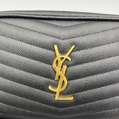 Yves Saint Laurent Tassel Camera Case Caviar Black