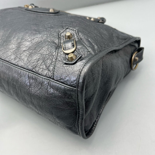 Balenciaga Medium City Arena Lambskin Black