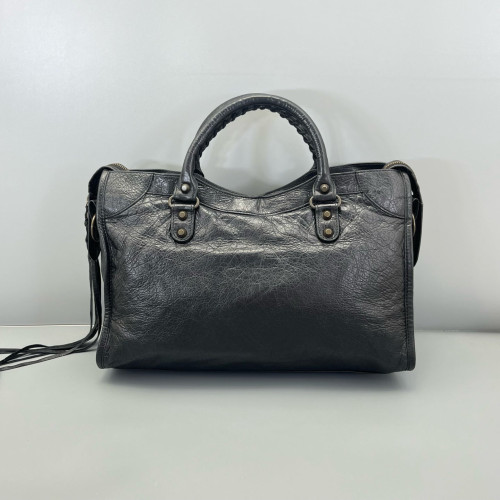 Balenciaga Medium City Arena Lambskin Black