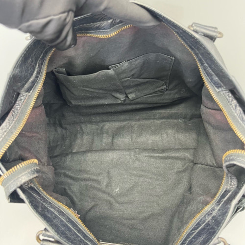 Balenciaga Medium City Arena Lambskin Black