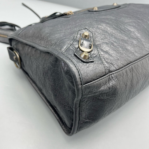 Balenciaga Medium City Arena Lambskin Black