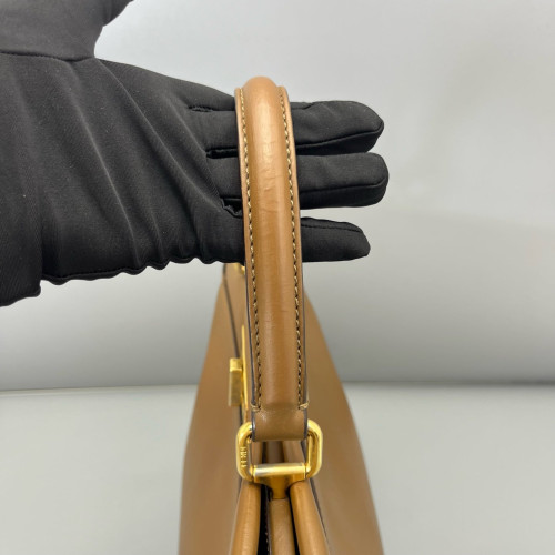 Fendi Peekaboo I See U Medium Calfskin Tan