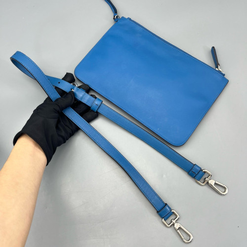 Dior Large Diorissimo Tote Calfskin Blue