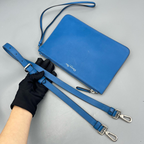 Dior Large Diorissimo Tote Calfskin Blue