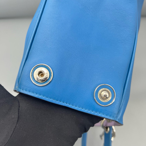 Dior Large Diorissimo Tote Calfskin Blue