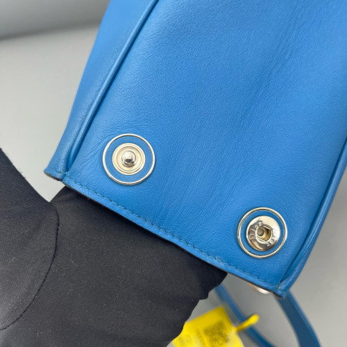 Dior Large Diorissimo Tote Calfskin Blue