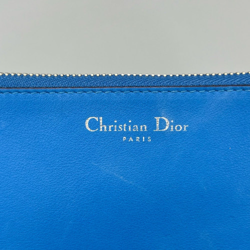 Dior Large Diorissimo Tote Calfskin Blue