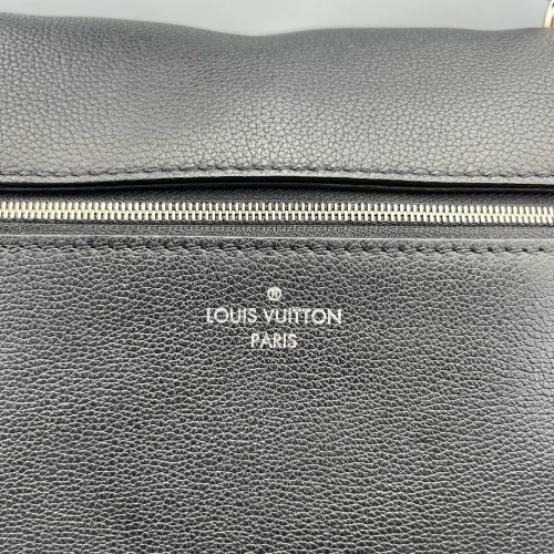 Louis Vuitton Mylockme Top Handle Calfskin Black
