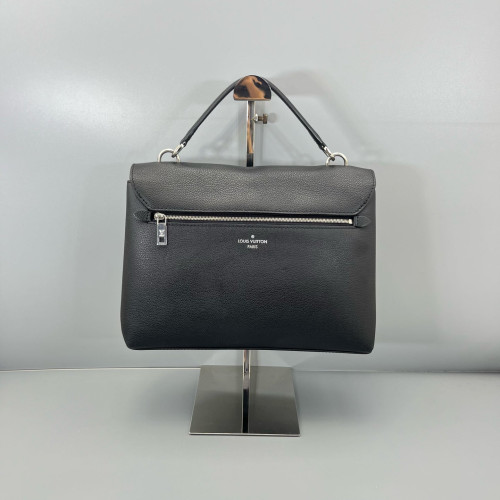 Louis Vuitton Mylockme Top Handle Calfskin Black