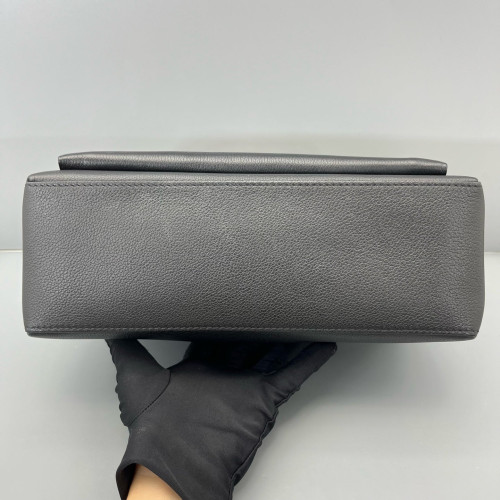 Louis Vuitton Mylockme Top Handle Calfskin Black