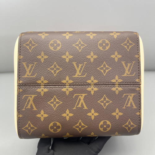 Louis Vuitton Fold Tote PM Monogram Brown Red
