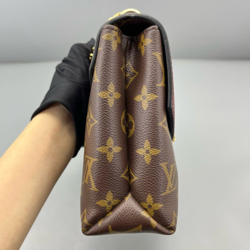 Louis Vuitton Saint Placide Monogram Brown Red
