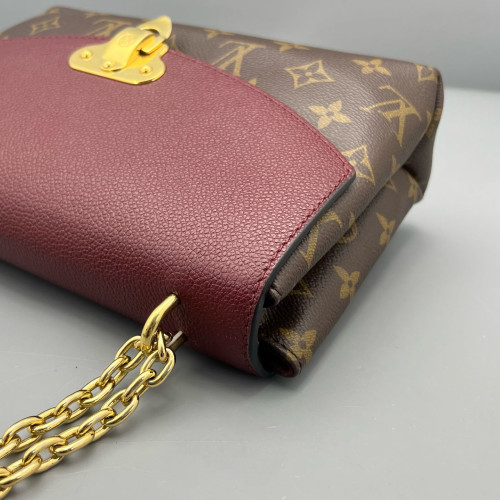 Louis Vuitton Saint Placide Monogram Brown Red