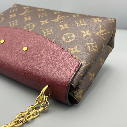 Louis Vuitton Saint Placide Monogram Brown Red