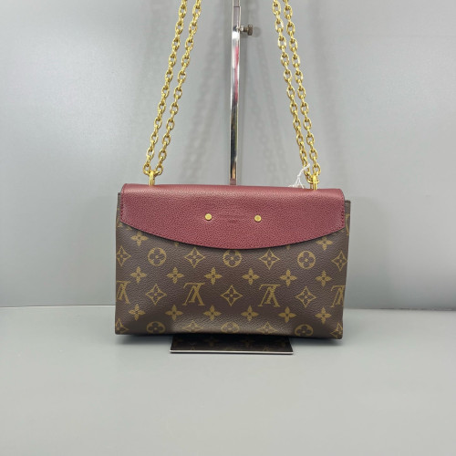 Louis Vuitton Saint Placide Monogram Brown Red