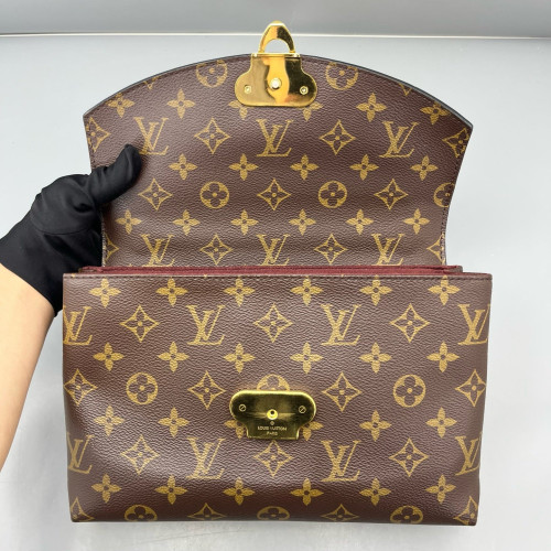 Louis Vuitton Saint Placide Monogram Brown Red