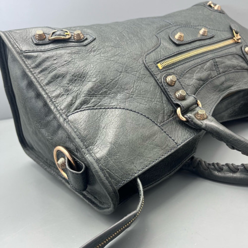 Balenciaga Large City Arena Lambskin Grey